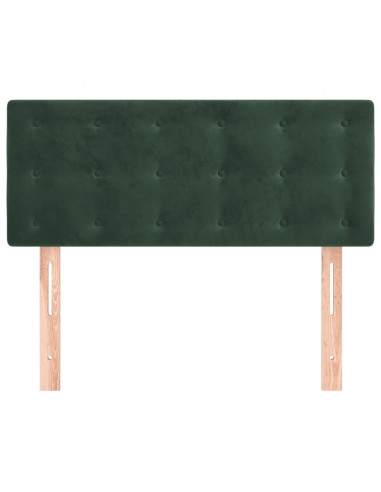 Testiera Verde scuro 90x5x78/88 cm in Velluto