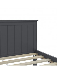 Giroletto Grigio in Legno Massello di Pino 140x200 cm