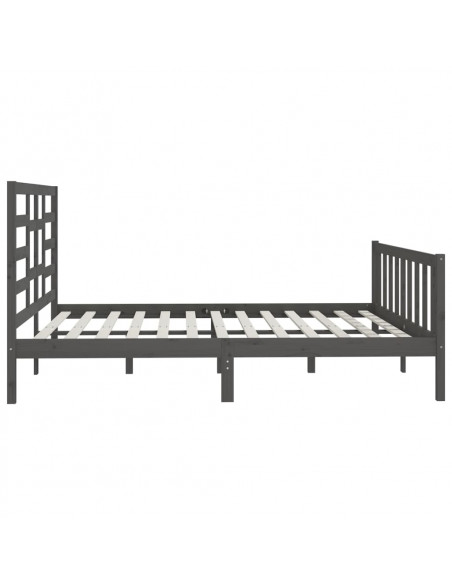 Giroletto Grigio in Legno Massello di Pino 200x200 cm