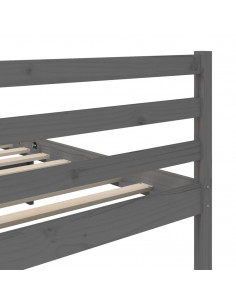 Giroletto Grigio in Legno Massello di Pino 200x200 cm