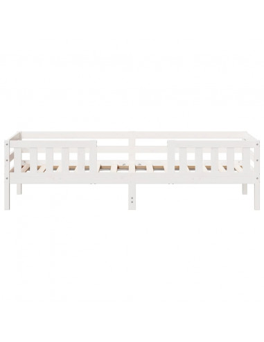 Giroletto Bianco 75x190 cm in Legno Massello di Pino