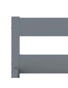 Giroletto Grigio in Legno Massello di Pino 90x200 cm