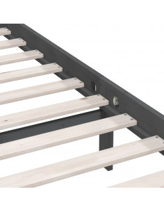 Giroletto Grigio in Massello di Pino 150x200 cm King Size