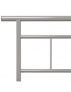 Giroletto Grigio in Metallo 100x200 cm