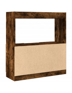 Credenza Rovere Fumo 92x33x100 cm in Legno Multistrato 2