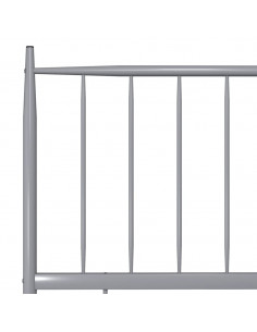 Giroletto Grigio in Metallo 100x200 cm