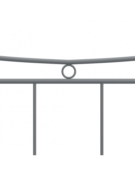 Giroletto Grigio in Metallo 120x200 cm