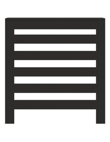 Copertura Termosifone Nera 78x20x82 cm Legno Multistrato