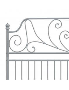 Giroletto Grigio in Metallo 140x200 cm