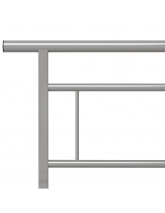 Giroletto Grigio in Metallo 140x200 cm