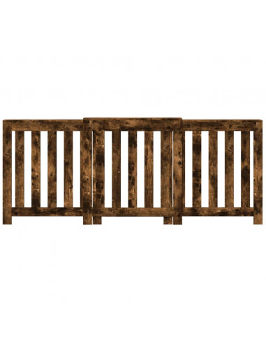 Copertura Termosifone Rovere Fumo 205x21,5x83,5cm Multistrato