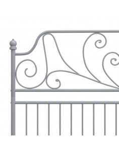 Giroletto Grigio in Metallo 160x200 cm