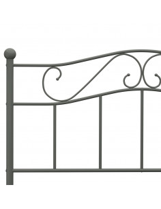 Giroletto Grigio in Metallo 160x200 cm