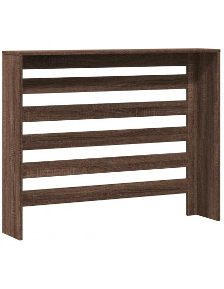 Copertura Termosifone Rovere Marrone 104x20x82cm in Multistrato