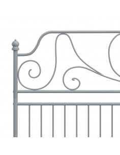 Giroletto Grigio in Metallo 180x200 cm