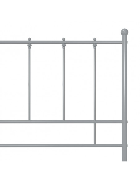 Giroletto Grigio in Metallo 180x200 cm