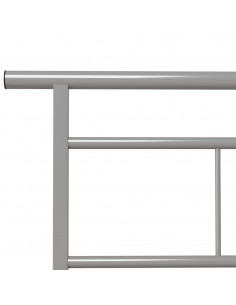 Giroletto Grigio in Metallo 90x200 cm