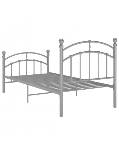Giroletto Grigio in Metallo 90x200 cm