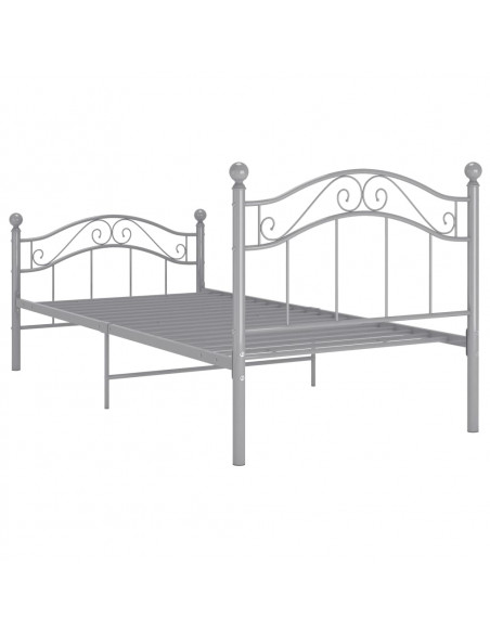 Giroletto Grigio in Metallo 90x200 cm