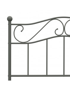 Giroletto Grigio in Metallo 90x200 cm