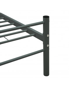 Giroletto Grigio in Metallo 90x200 cm