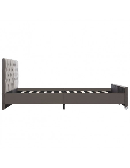 Giroletto Grigio in Velluto 180x200 cm