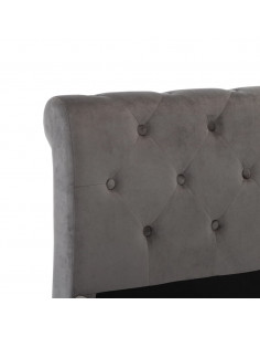 Giroletto Grigio in Velluto 200x200 cm