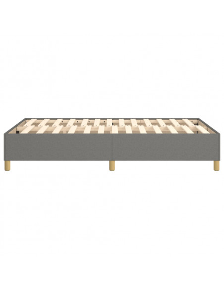 Struttura Letto a Rete a Molle Grigio Scuro 120x200 cm Tessuto