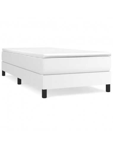 Giroletto a Molle Bianco 80x200 cm in Similpelle