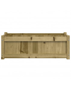 Fioriera da Giardino 90x31x31 cm in Legno di Pino Impregnato