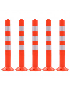Dissuasore del Traffico 5 pz Plastica 75 cm 2