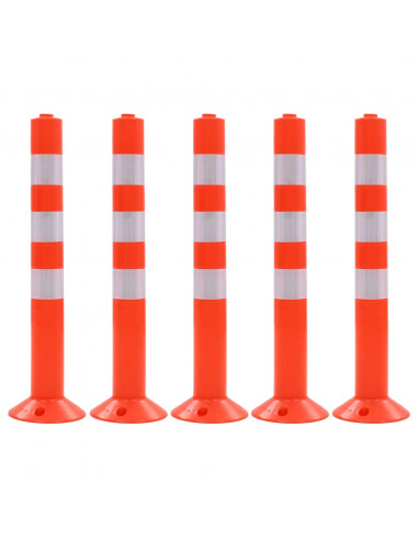 Dissuasore del Traffico 5 pz Plastica 75 cm