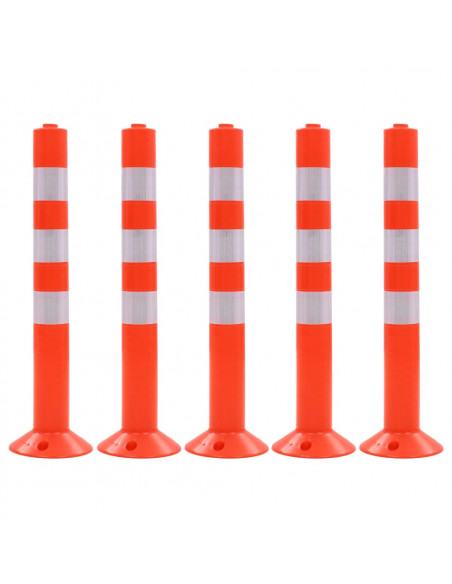 Dissuasore del Traffico 5 pz Plastica 75 cm