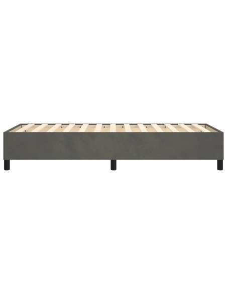Giroletto Grigio Scuro 90x190 cm in Velluto