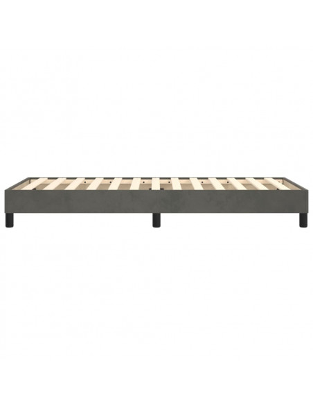 Giroletto Grigio Scuro 90x200 cm in Velluto