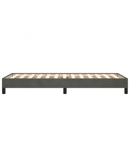 Giroletto Grigio Scuro 90x200 cm in Velluto