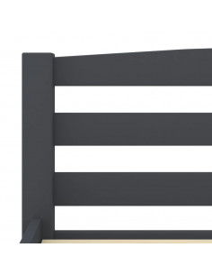 Giroletto Grigio Scuro in Legno Massello di Pino 100x200 cm