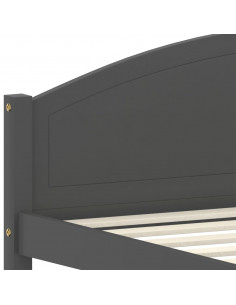 Giroletto Grigio Scuro in Legno Massello di Pino 120x200 cm