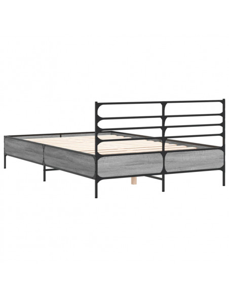 Giroletto Grigio Sonoma 120x190 cm in Legno Multistrato Metallo