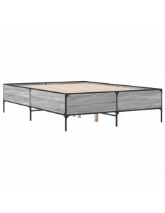 Giroletto Grigio Sonoma 120x190 cm in Legno Multistrato Metallo