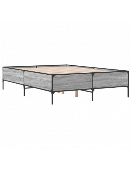 Giroletto Grigio Sonoma 120x190 cm in Legno Multistrato Metallo