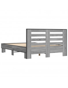 Giroletto Grigio Sonoma 120x200 cm in Legno Multistrato Metallo