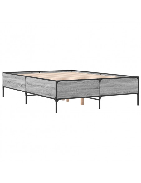 Giroletto Grigio Sonoma 120x200 cm in Legno Multistrato Metallo