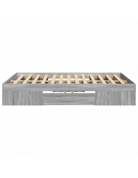 Giroletto Grigio Sonoma 135x190 cm in Legno Multistrato