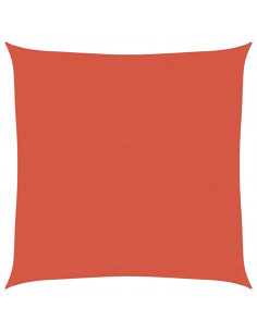 Vela Parasole 160 g/m² Terracotta 4x4 m in HDPE 2