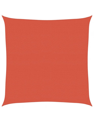 Vela Parasole 160 g/m² Terracotta 4x4 m in HDPE