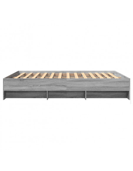 Giroletto Grigio Sonoma 160x200 cm in Legno Multistrato
