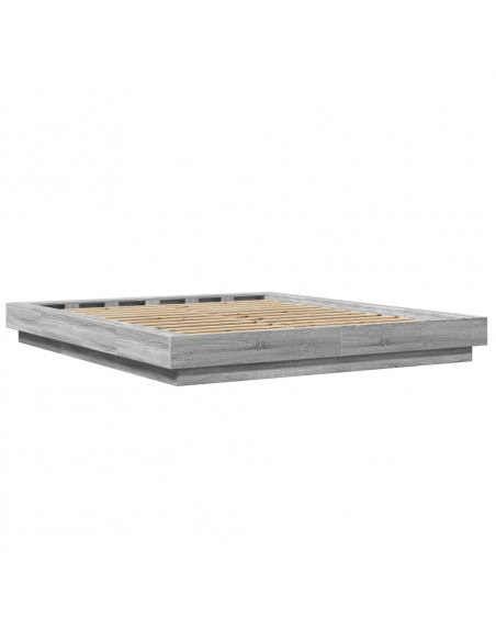 Giroletto Grigio Sonoma 160x200 cm in Legno Multistrato