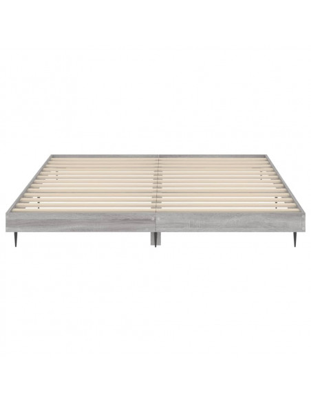 Giroletto Grigio Sonoma 160x200 cm in Legno Multistrato