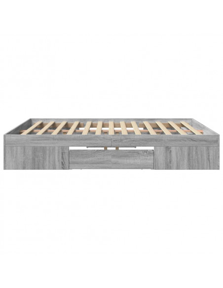 Giroletto Grigio Sonoma 180x200 cm in Legno Multistrato